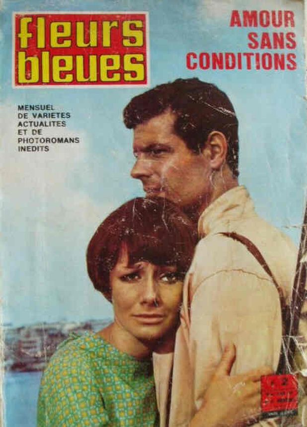 FLEURS BLEUES magazine side cover Issue 2  April 1970