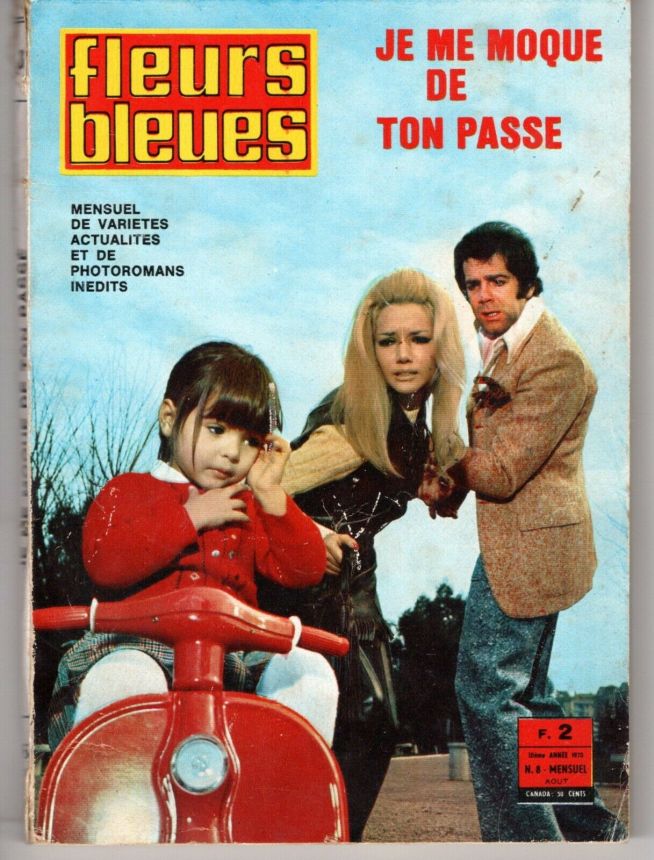 FLEURS BLEUES magazine side cover Issue 8   1970