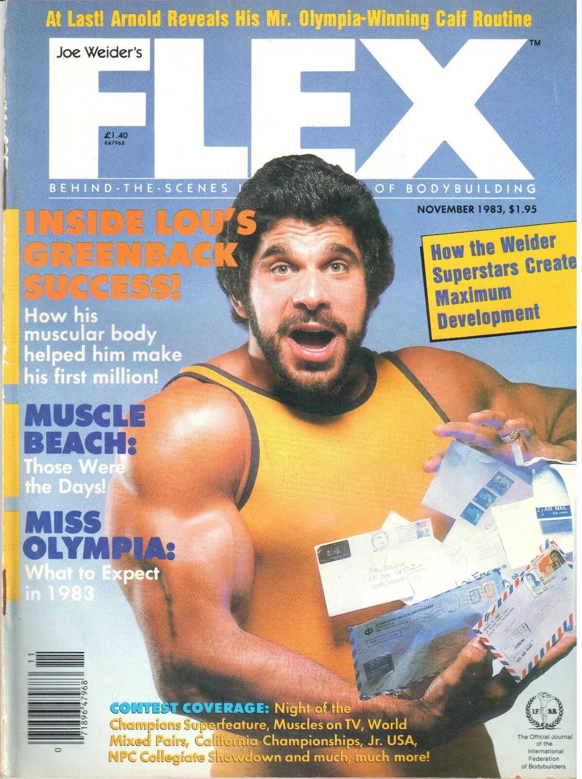 FLEX magazine side cover  November 1983