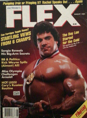 FLEX magazine side cover  August 1985