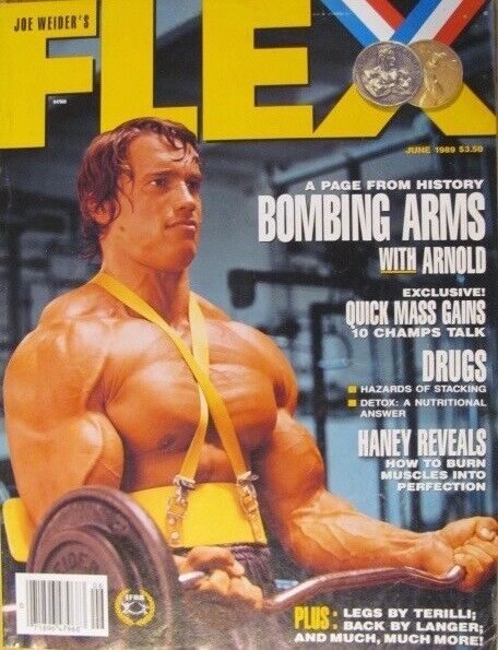 FLEX magazine side cover  June 1989
