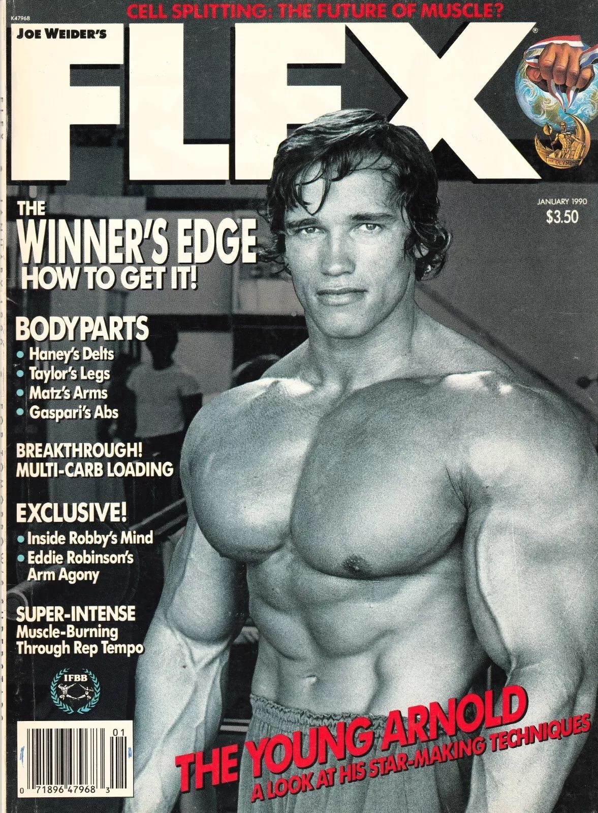 FLEX magazine side cover  February 1990