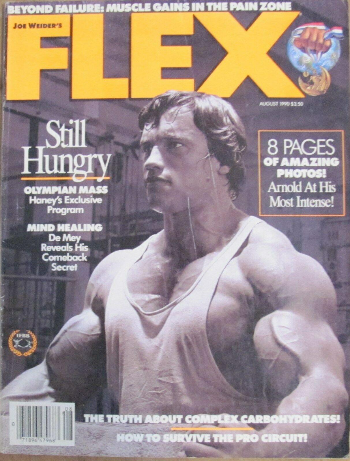 FLEX magazine side cover  August 1990