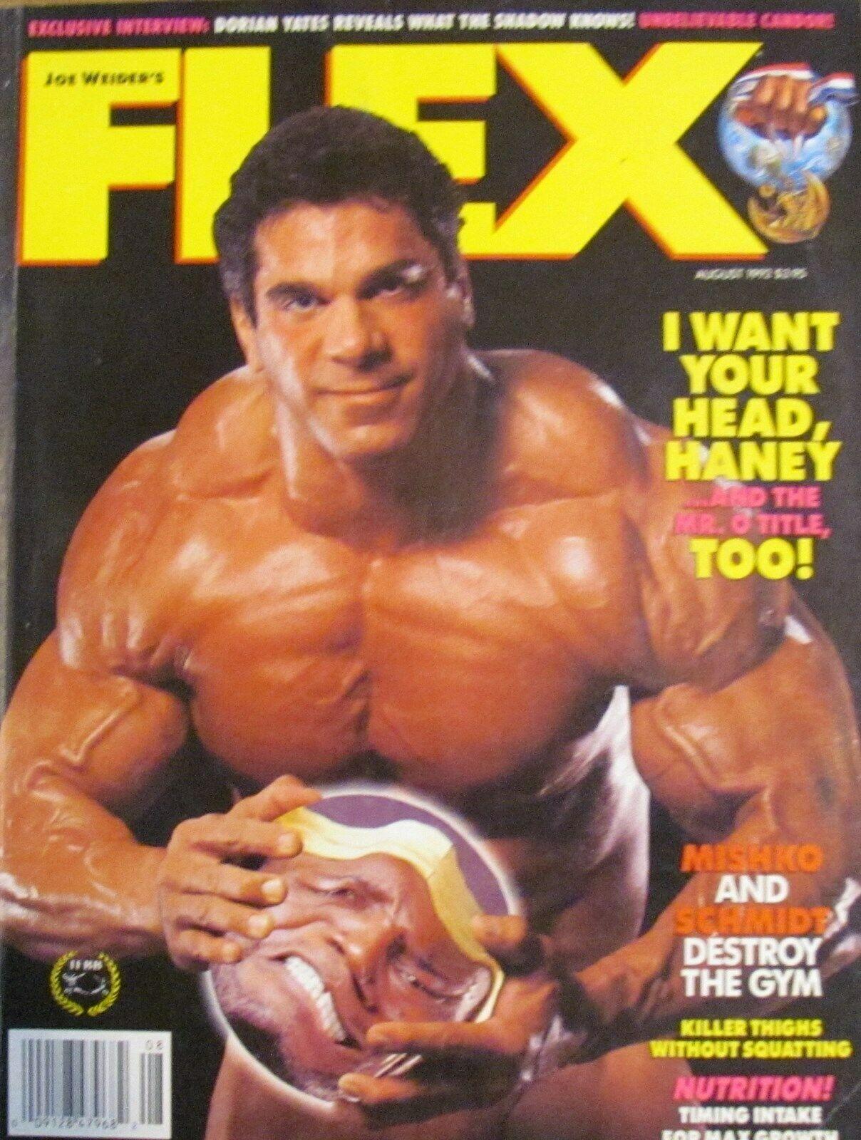 FLEX magazine side cover  August 1992