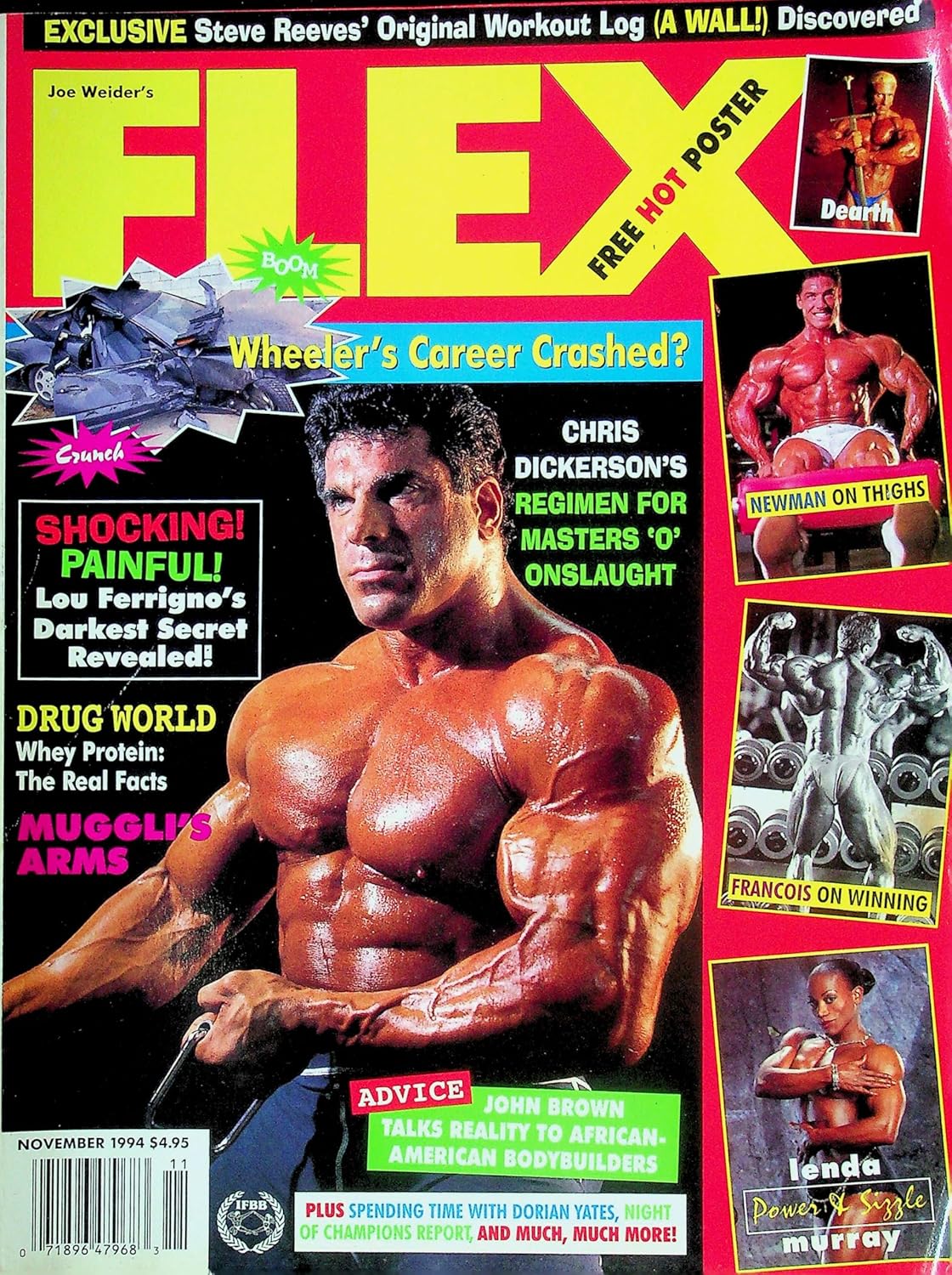 FLEX magazine side cover  February 1994