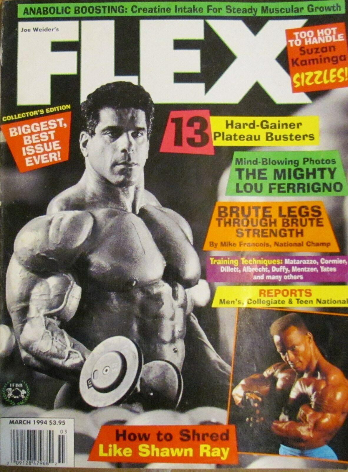 FLEX magazine side cover  March 1994