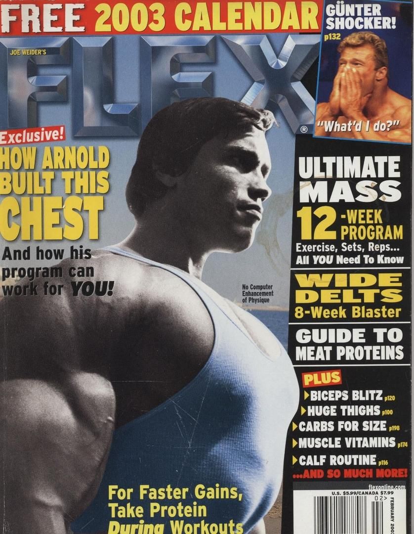 FLEX magazine side cover  February 2003