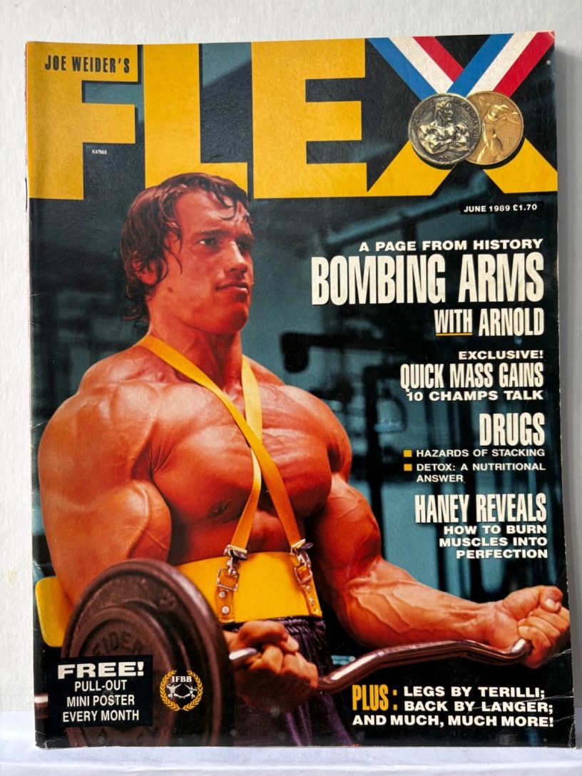 FLEX UK magazine side cover  June 1989