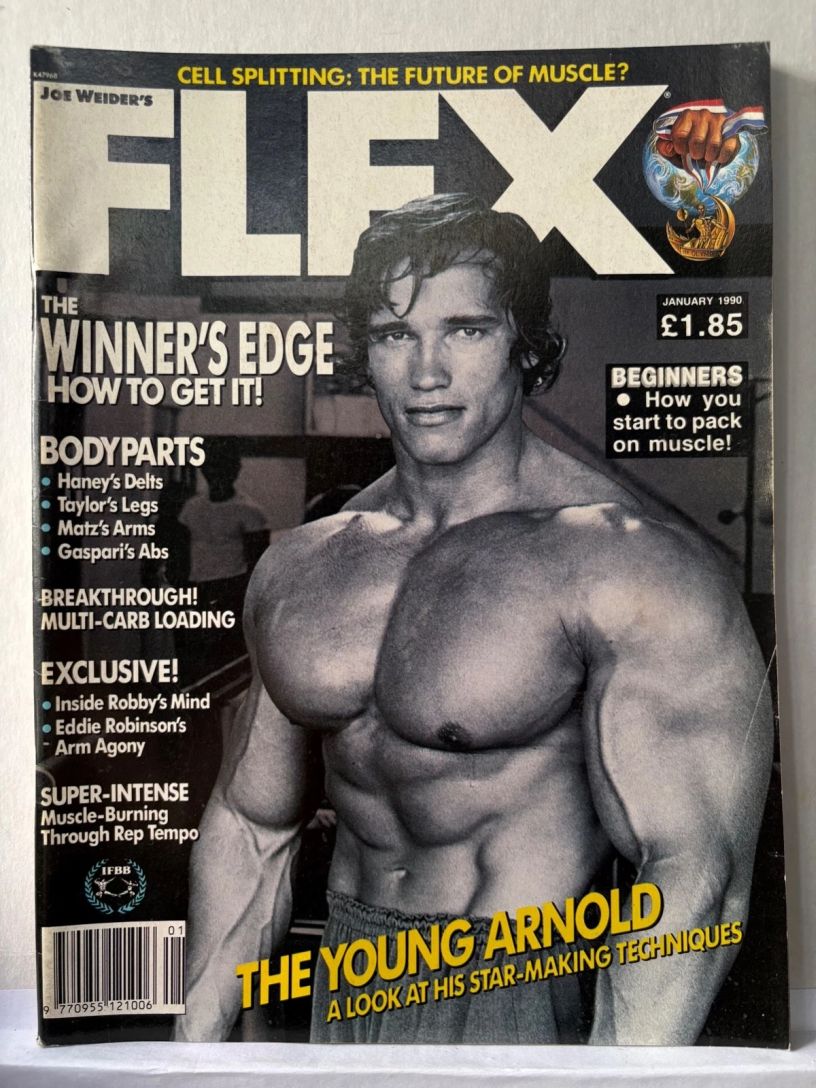 FLEX UK magazine side cover  January 1990