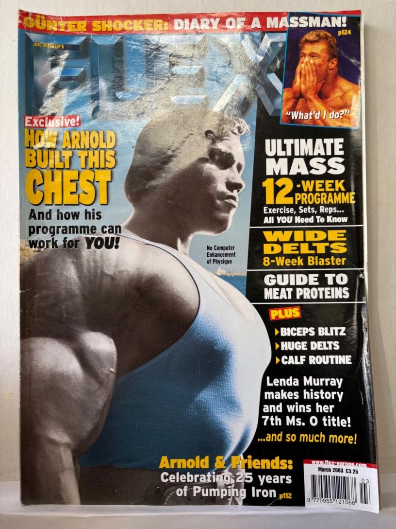 FLEX UK magazine side cover  March 2003