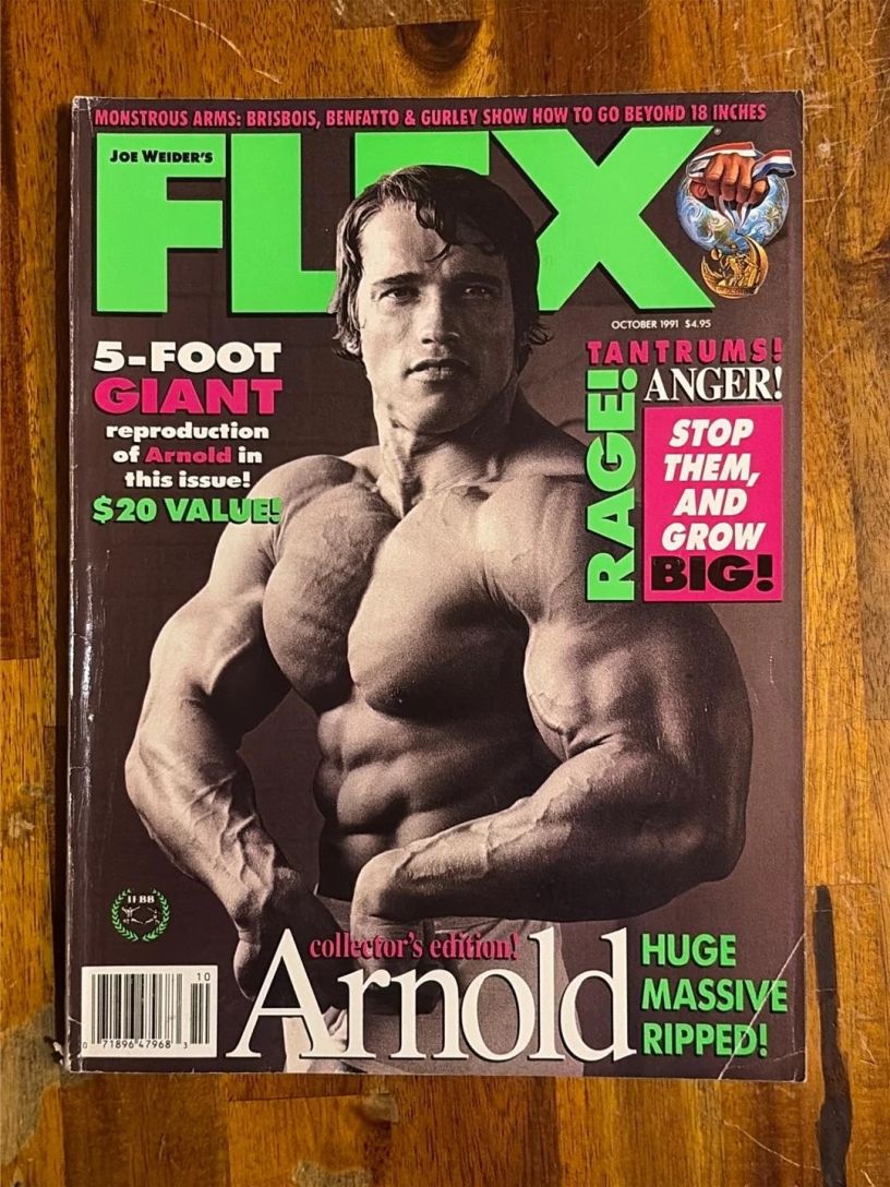 FLEX magazine side cover  October 1991