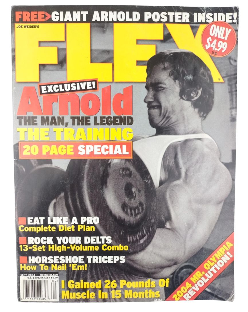 FLEX magazine side cover  September 2004