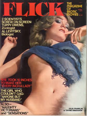 FLICK magazine side cover Issue 6 April 1976