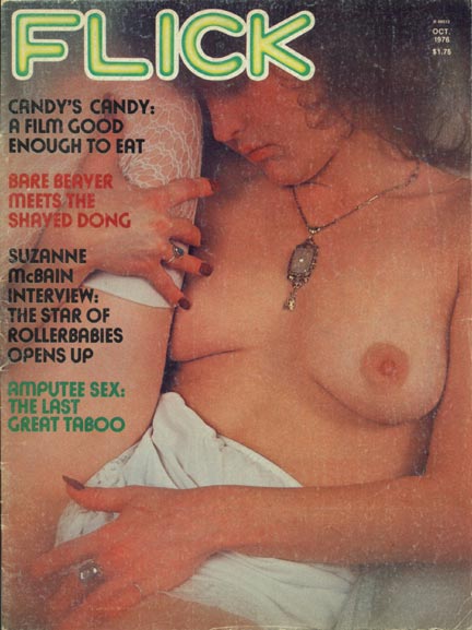FLICK magazine side cover Issue 11 October 1976