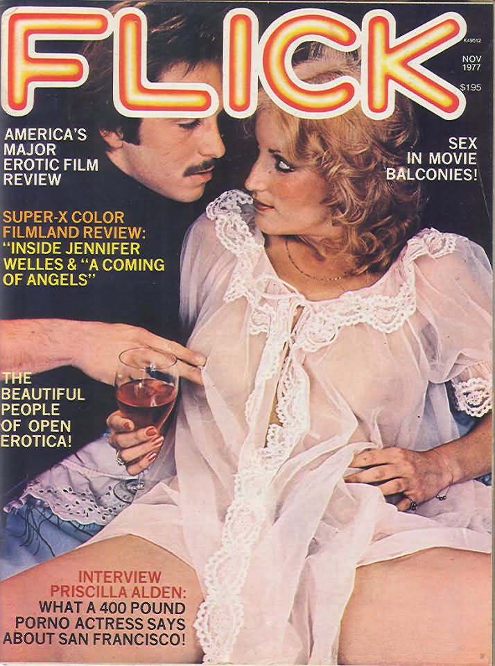 FLICK magazine side cover  Vol 2 No 8 November 1977