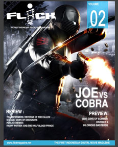 FLICK (Indonesia) magazine side cover Issue 2 August 2009