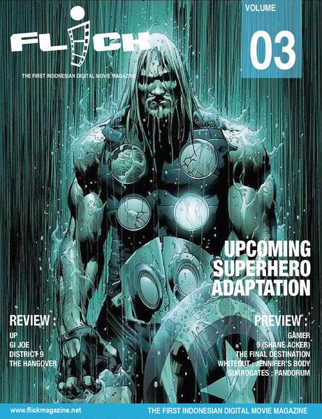 FLICK (Indonesia) magazine side cover Issue 3 September 2009