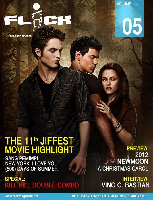 FLICK (Indonesia) magazine side cover Issue 5 December 2009