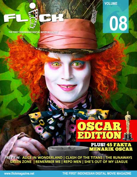 FLICK (Indonesia) magazine side cover Issue 8 March 2010