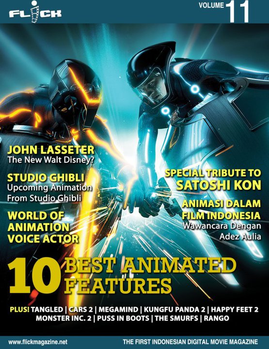 FLICK (Indonesia) magazine side cover Issue 11 Dec./January/February 2011