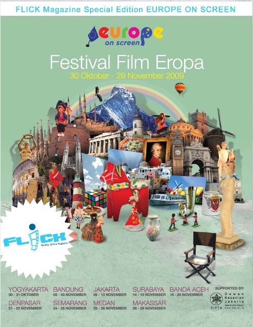 FLICK (Indonesia) magazine side cover  European Festival  October 2009