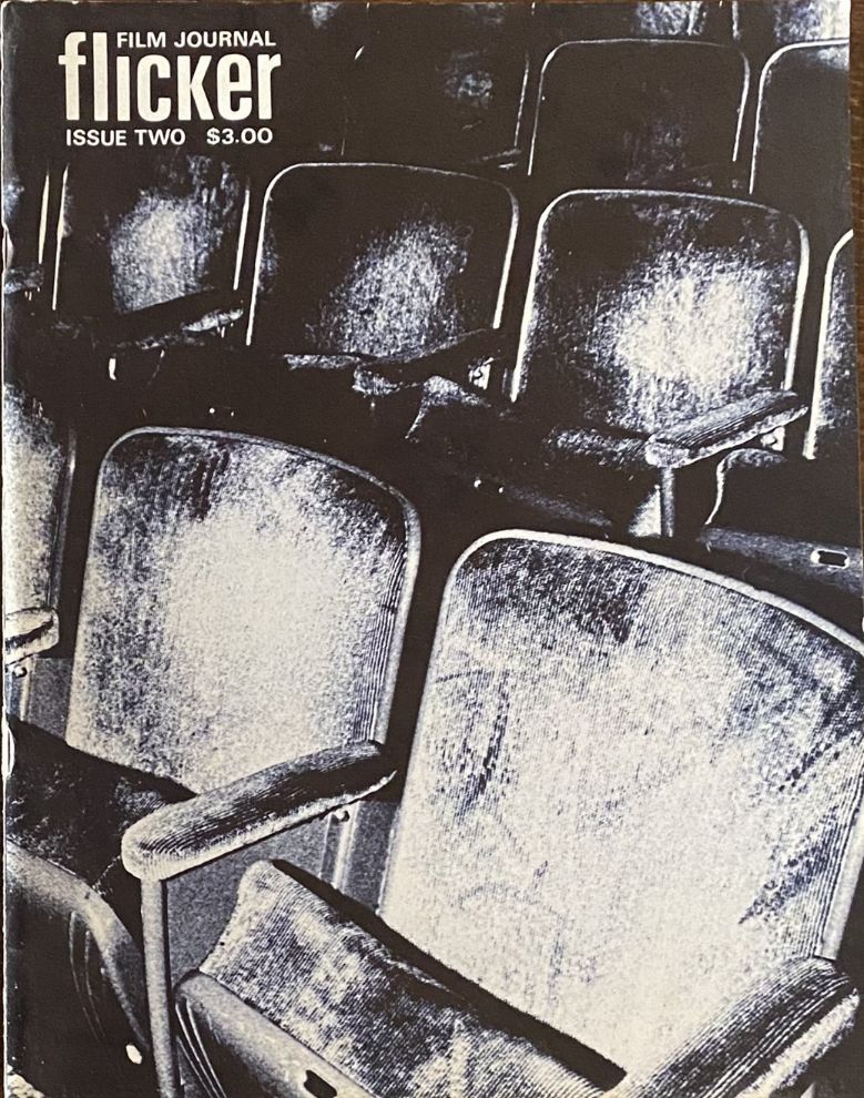FILM JOURNAL FLICKER magazine side cover Issue 2   