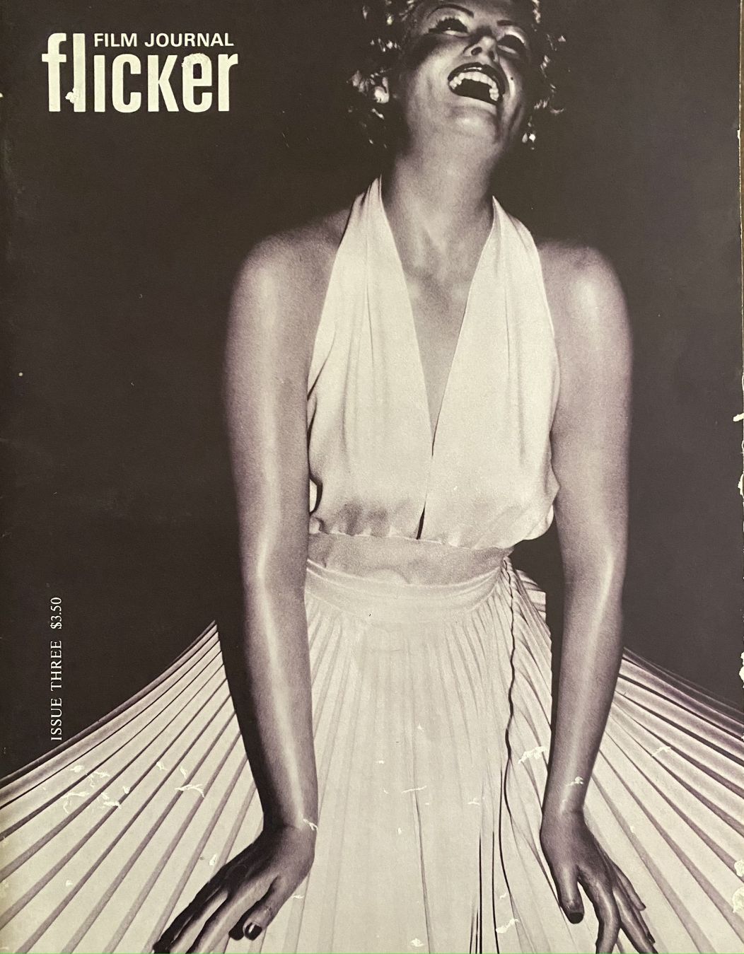 FILM JOURNAL FLICKER magazine side cover Issue 3   1988