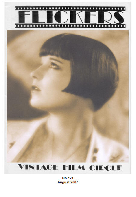 FLICKERS magazine side cover Issue 121 August 2007