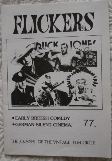 FLICKERS magazine side cover Issue 77  