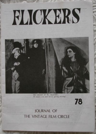 FLICKERS magazine side cover Issue 78  