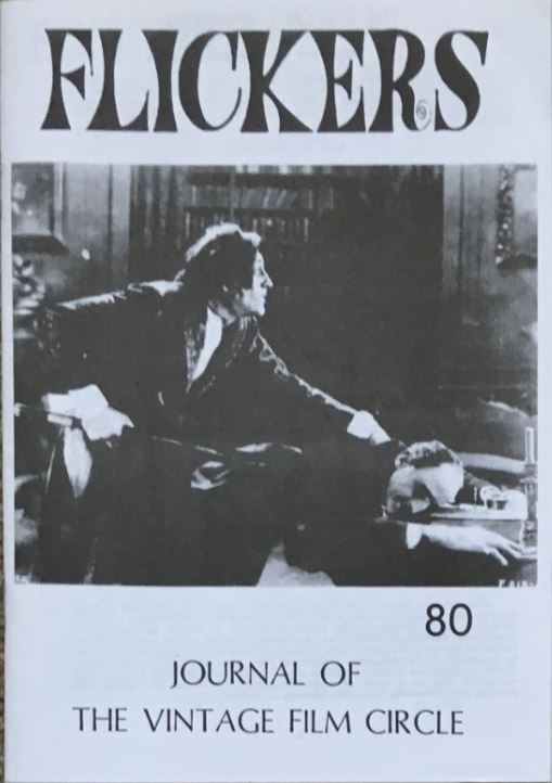 FLICKERS magazine side cover Issue 80  1990