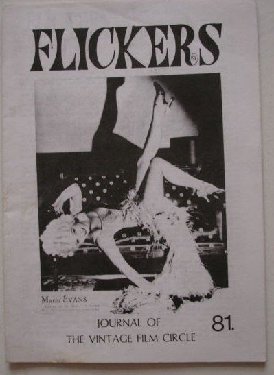 FLICKERS magazine side cover Issue 81  1990