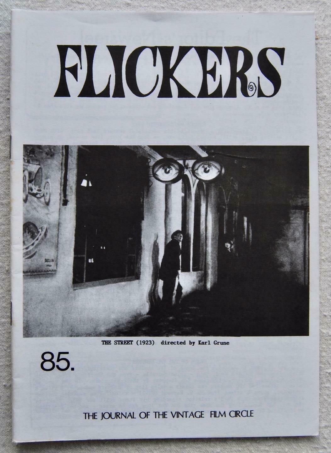 FLICKERS magazine side cover Issue 85  