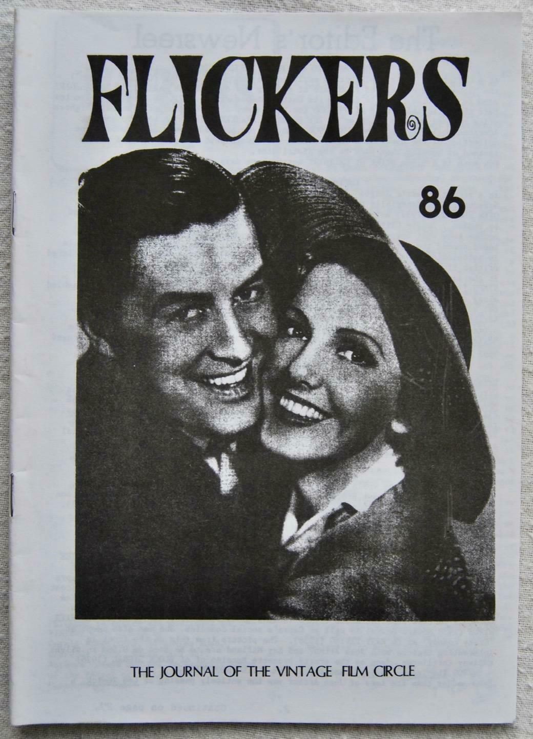FLICKERS magazine side cover Issue 86  