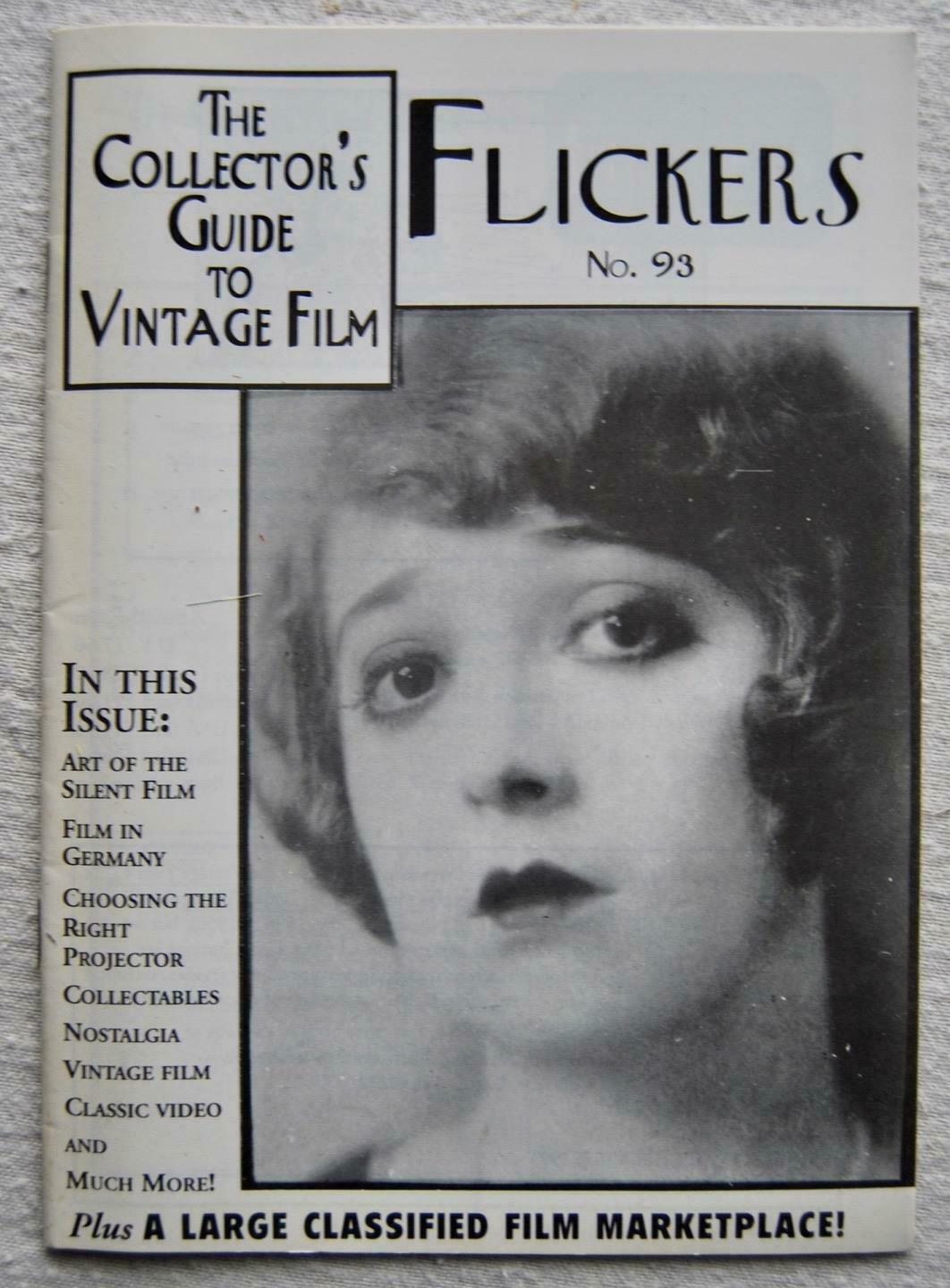 FLICKERS magazine side cover Issue 93  