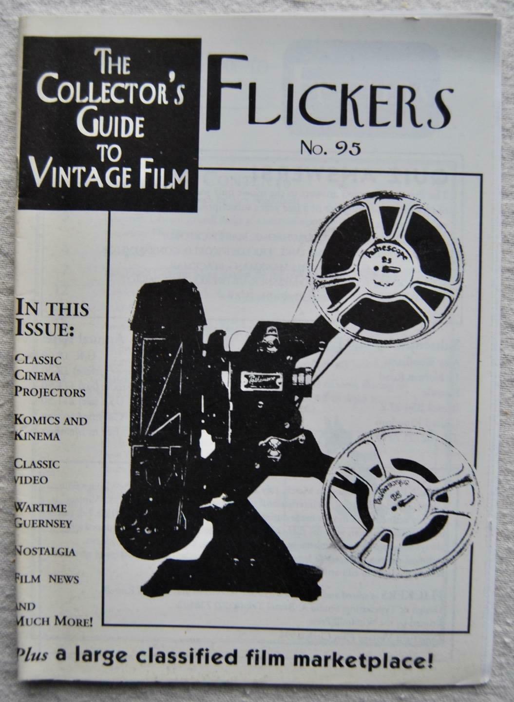 FLICKERS magazine side cover Issue 95 July 1994