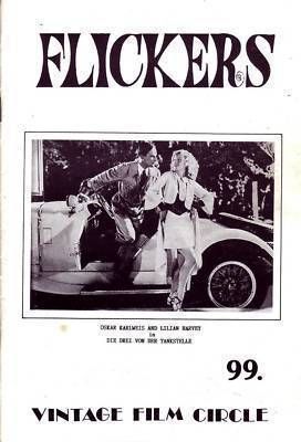 FLICKERS magazine side cover Issue 99 December 1995