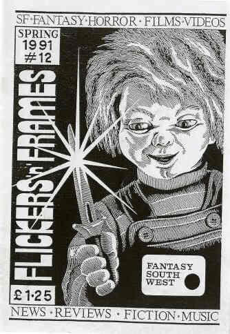 FLICKERS n FRAMES magazine side cover Issue 12 Spring 1991