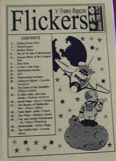 FLICKERS n FRAMES magazine side cover Issue 26 Autumn 1996