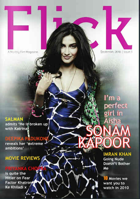 FLICK (INDIA) magazine side cover Issue 1 September 2010