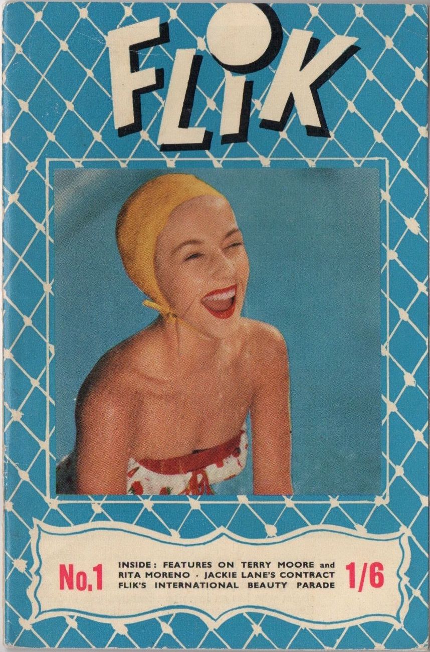 FLIK magazine side cover Issue 1  1955