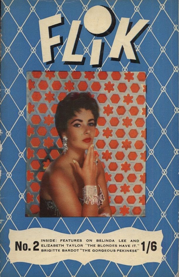 FLIK magazine side cover Issue 2   1955