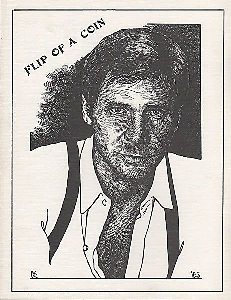 FLIP OF A COIN magazine side cover Issue 8 February 1986