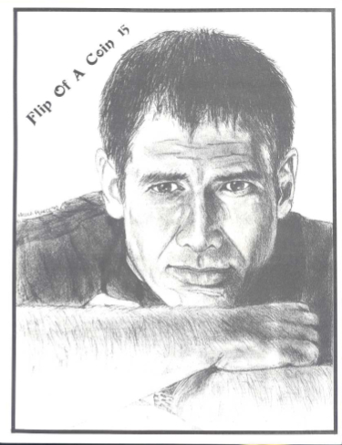 FLIP OF A COIN magazine side cover Issue 15 November 1992
