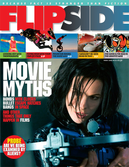 FLIP SIDE magazine side cover Issue 21 March 2007