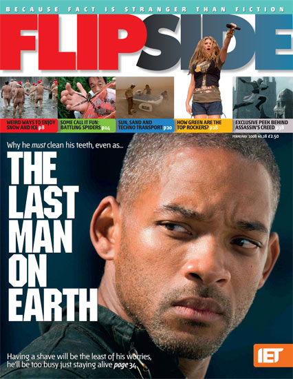 FLIP SIDE magazine side cover Issue 28 February 2008