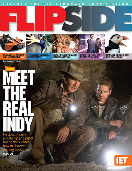 FLIP SIDE magazine side cover Issue 31 June 2008