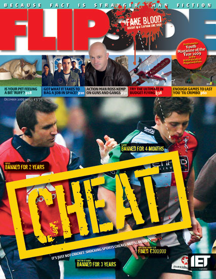 FLIP SIDE magazine side cover Issue 43 December 2009