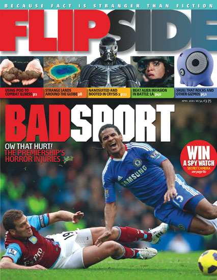 FLIP SIDE magazine side cover Issue 54 April 2011