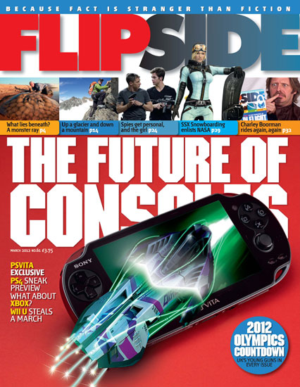 FLIP SIDE magazine side cover Issue 61 March 2012